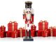 Christmas Wooden Nutcracker, Decorative Figurine, 25 cm