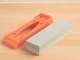 Double-Sided Rectangular Knife and Scissors Sharpening Stone with Base