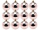 Christmas Baubles Set of 30, Shatterproof Ornaments, Rose Gold