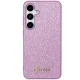 Guess Samsung Galaxy S24 Case Glitter Script, Purple