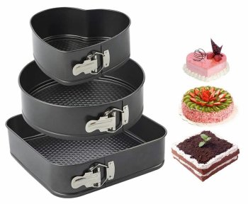 Baking molds for flour products, 3 pcs. (24/22/18cm)