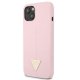Guess iPhone 13 mini Case Silicone Triangle Purple