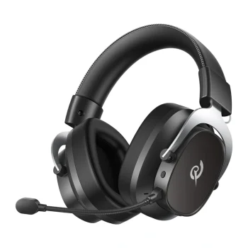 QCY Heroad VT200 Wireless Gaming Headphones, 2.4GHz / Bluetooth 6.0 / 3.5mm, 7.1, Black