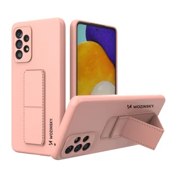 Wozinsky Kickstand Case with Stand for Samsung Galaxy A73, Pink