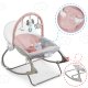 Nukido 705402 Baby Bouncer with Vibration, Pink