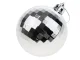 Shatterproof Christmas Tree Baubles Set 6cm, 36 pcs, Silver/White