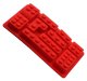 Silicone Mold in the Shape of LEGO Bricks for Chocolate, Ice and Baking