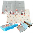Двухсторонний складной поролоновый коврик для детей NICEKIDS, 200x150см, Птички | Double-sided XPE Foam Mat for Kids