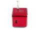 Wireless Bluetooth Speaker with FM Radio, USB, microSD, and Rechargeable Battery, Red