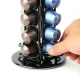 Rotating Coffee Capsule Holder for Nespresso (40 pcs), Black