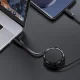 Acefast C13-03 Retractable USB-C to USB-C Cable 60W, 0.8m, Black