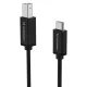 Wozinsky WKDDY2S USB-C to USB-B Cable 2m - Black