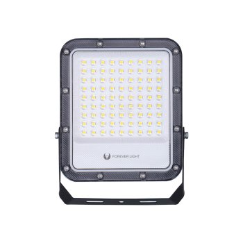 LED prožektors Forever Light PROXIM+ 50W 4000K 7500lm IP65, melns