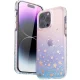 Kingxbar Heart Star Case for iPhone 14 Plus with Crystals, Zodiac