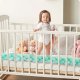 Ricokids Braided Cot Bumper 3m, Mint