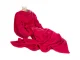 Warm Fleece Blanket with Sleeves 138x180cm, Red