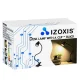 Izoxis 00019454 Desk Lamp with Clip and Base, Black