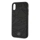 Mercedes Twister Leather Case for iPhone Xr - Black