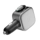 Cuktech CC903P 100W Car Charger with Retractable USB-C Cable Gray