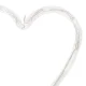 Ikonka LED Christmas Heart Decoration, 10 LED