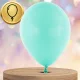 Bakalu Latex Balloons, Celadon Green, 50 Pcs