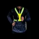 Maclean LED Reflective Harness for Runners and Cyclists, Adjustable