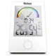 Mebus 11130 Digital Thermo-Hygrometer with Comfort Indicator, White