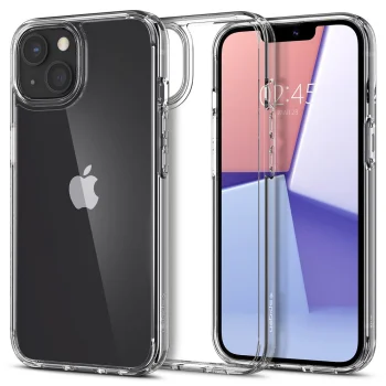 Spigen Ultra Hybrid Case for iPhone 13 Pro (6.1"), Crystal Clear