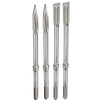 Bosch RTec SDS-max Chisel Set, 4-Piece (400 mm)