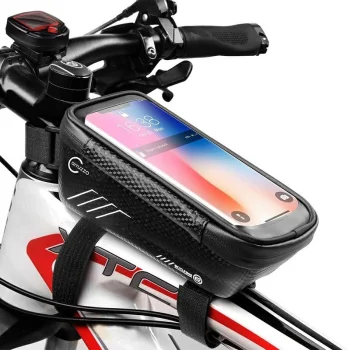 Carruzzo Bike Frame Bag with Touchscreen Panel