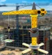 Bakalu Large Wooden Construction Crane, Rotating & Manual Control