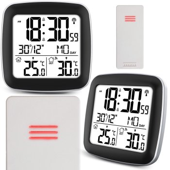 Berdsen Silver Weather Station with Display BD-903 | Digital Home Monitor