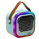 Kids Karaoke Machine with 2 Microphones, Bluetooth Speaker, LED Lights, 10W, blue