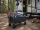 Collapsible Utility Wagon for Camping and Beach, 80L, Black