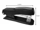 Office Stapler up to 25 Sheets, Metal, Black