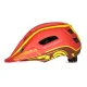 Wozinsky Kids\' Full Face Bike Helmet with USB Rear Light S, Red and Yellow
