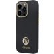 Guess iPhone 13 Pro vāciņš Silicone Logo Strass 4G, melns