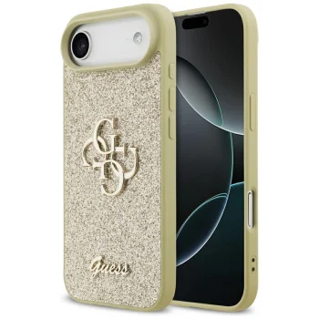 Guess Fixed Glitter Big 4G Case for iPhone Air Gold