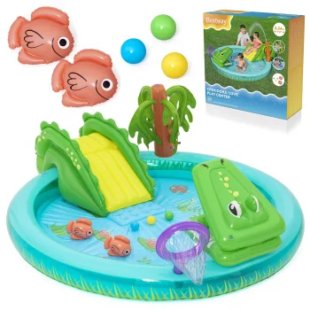 Bestway 53166 Inflatable Play Center with Slide 224x180x72 cm