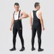 Rockbros YDCK012-1 Long Fleece Bib Tights with Pad Size S - Black