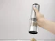 Electric Salt and Pepper Grinder with LED Light Silver