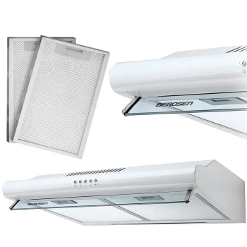 Berdsen BE-10A Under-Cabinet Range Hood 50 cm, White