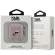Karl Lagerfeld AirPods 1 / 2 Case Monogram Karl & Choupette Head, Pink