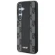 DKNY Leather Checkered Pattern MagSafe Case for Samsung Galaxy S25 Black