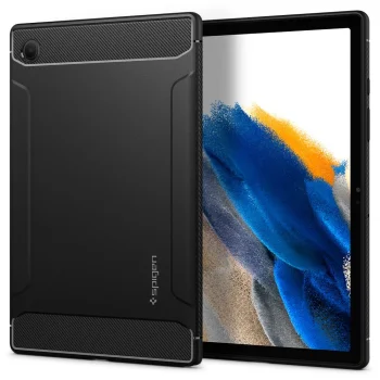 Spigen Rugged Armor Case for Samsung Galaxy Tab A8 10.5", Matte Black