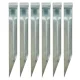 Steel Anchors for Trampoline, Swing and Goal Fixing, 6 pcs, 35 x 4 cm