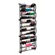 ModernHome PJJWMSR003 BLACK Over-the-Door Shoe Organizer, Black
