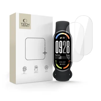 Tech-Protect Hydro Flex+ Hydrogel Film 2-Pack for Xiaomi Smart Band 8 / 9 / 10 / NFC