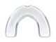 Single Mouthguard for Boxing and MMA with Storage Case, Black/Clear