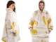 Warm Blanket Hoodie with Hood Cat, Oversize XXL